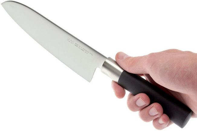 Kai 6716S Wasabi Black Santoku Knife, 6-1/2-Inch – JADA Lifestyles