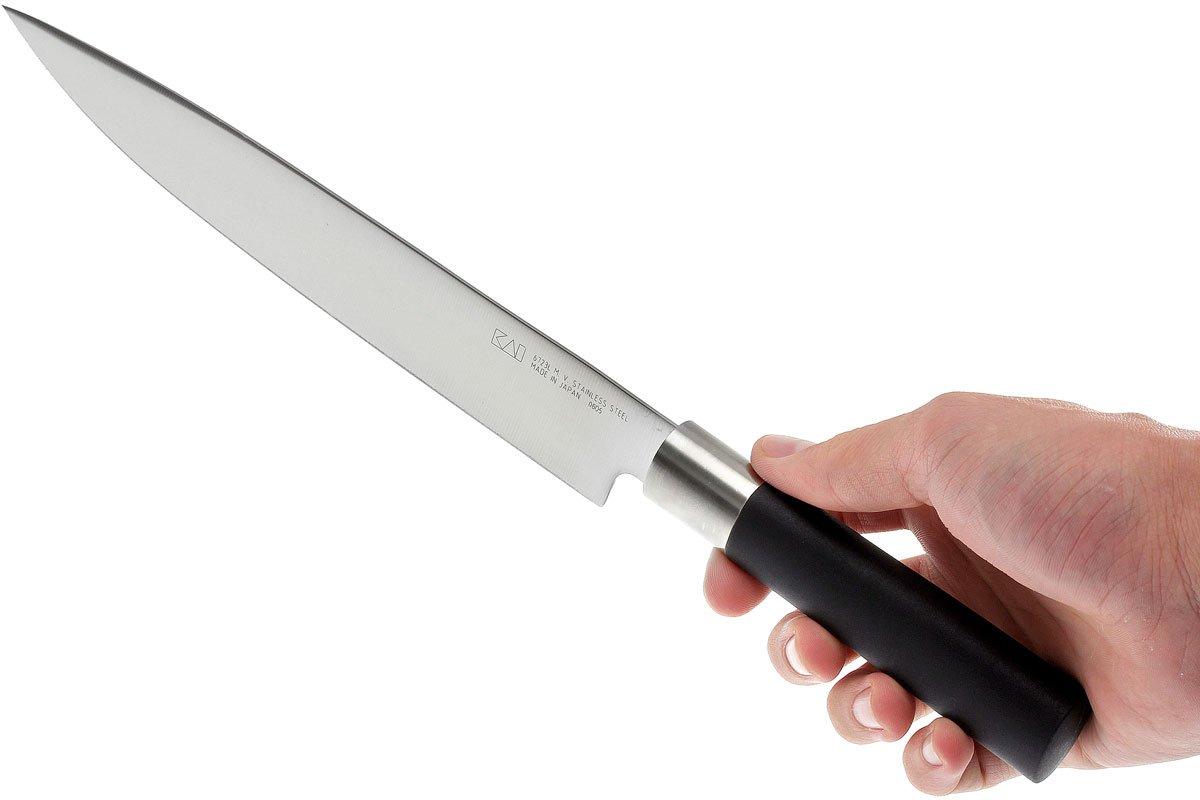 Kai Wasabi Black carving knife 23cm 6723L Advantageously shopping at