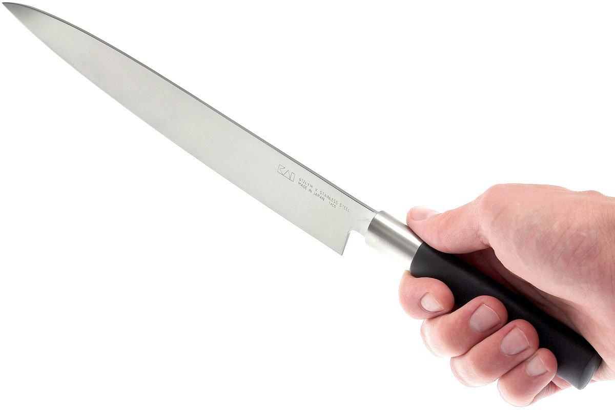 Coltello Yanagiba KAI Wasabi Black 15,5 Cm – Acciaio Inox Giapponese, Per Sushi E Sashimi, Made In Japan