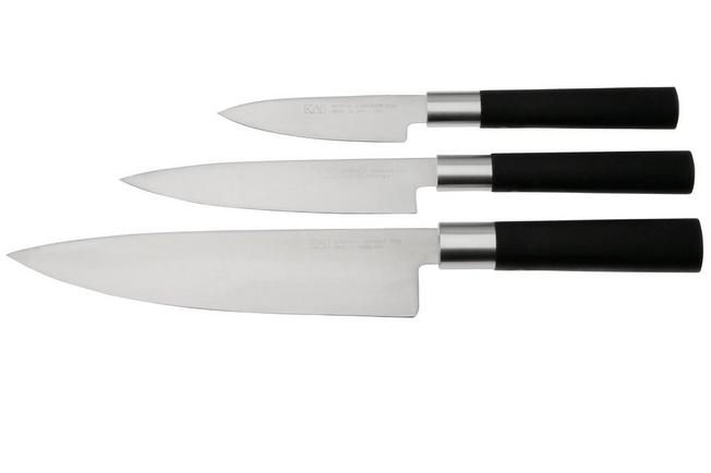 Kai Pure Komachi 2 Stainless Steel 3 Piece Knife Set 