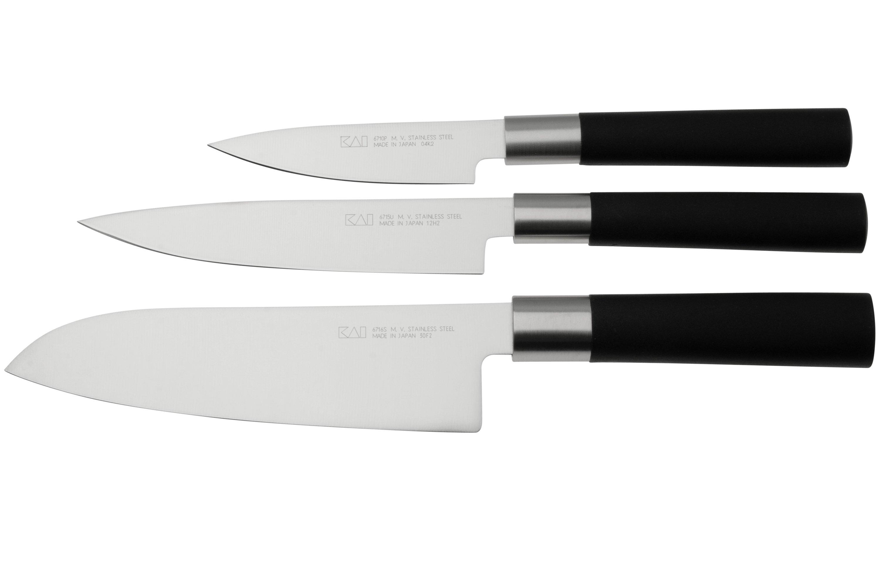 Kai wasabi knife set 3 pieces WB67S310 Advantageously shopping at