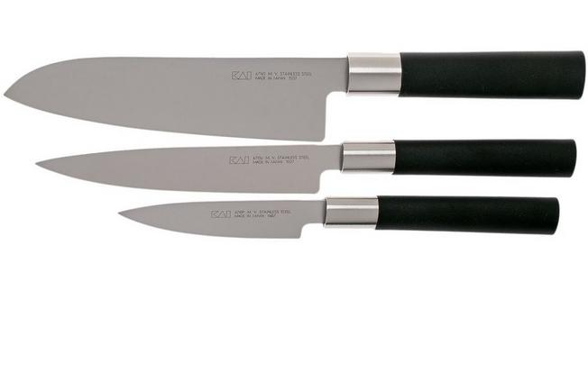 Image for Kai Wasabi 3-piece knife set, 67-W17