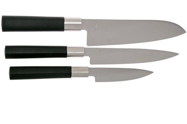 Image for Kai Wasabi 3-piece knife set, 67-W17