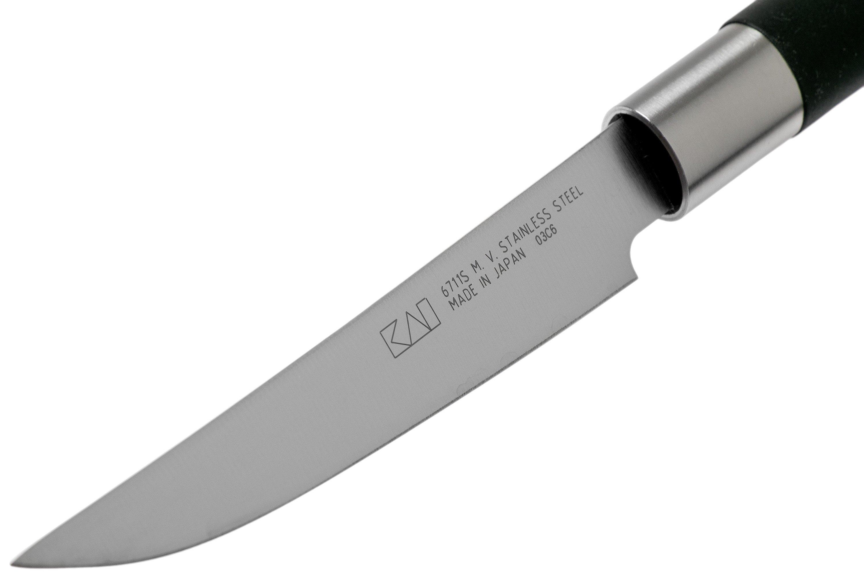 Kai Wasabi Black twopiece steak knife set Advantageously shopping at