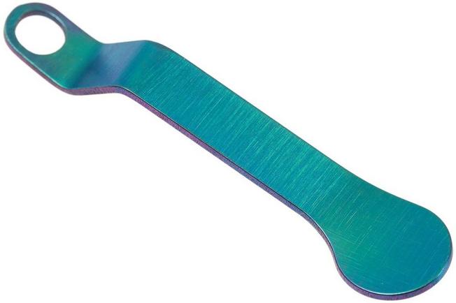 Image for KeyBar titanium pocket clip, light green