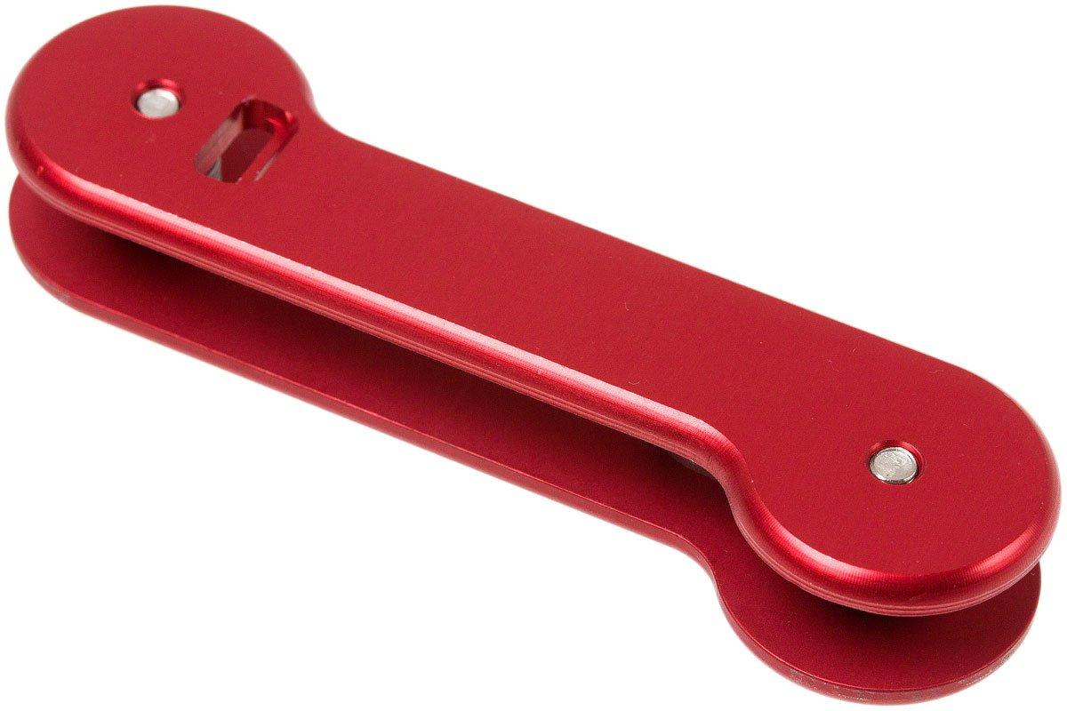KeyBar Red Anodised Aluminium ferramenta chave | Compras vantajosas em ...