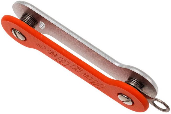 KeyBar Orange G10/Aluminium key-tool | Advantageously KeyBar Orange G10/Aluminium key-tool | Advantageously