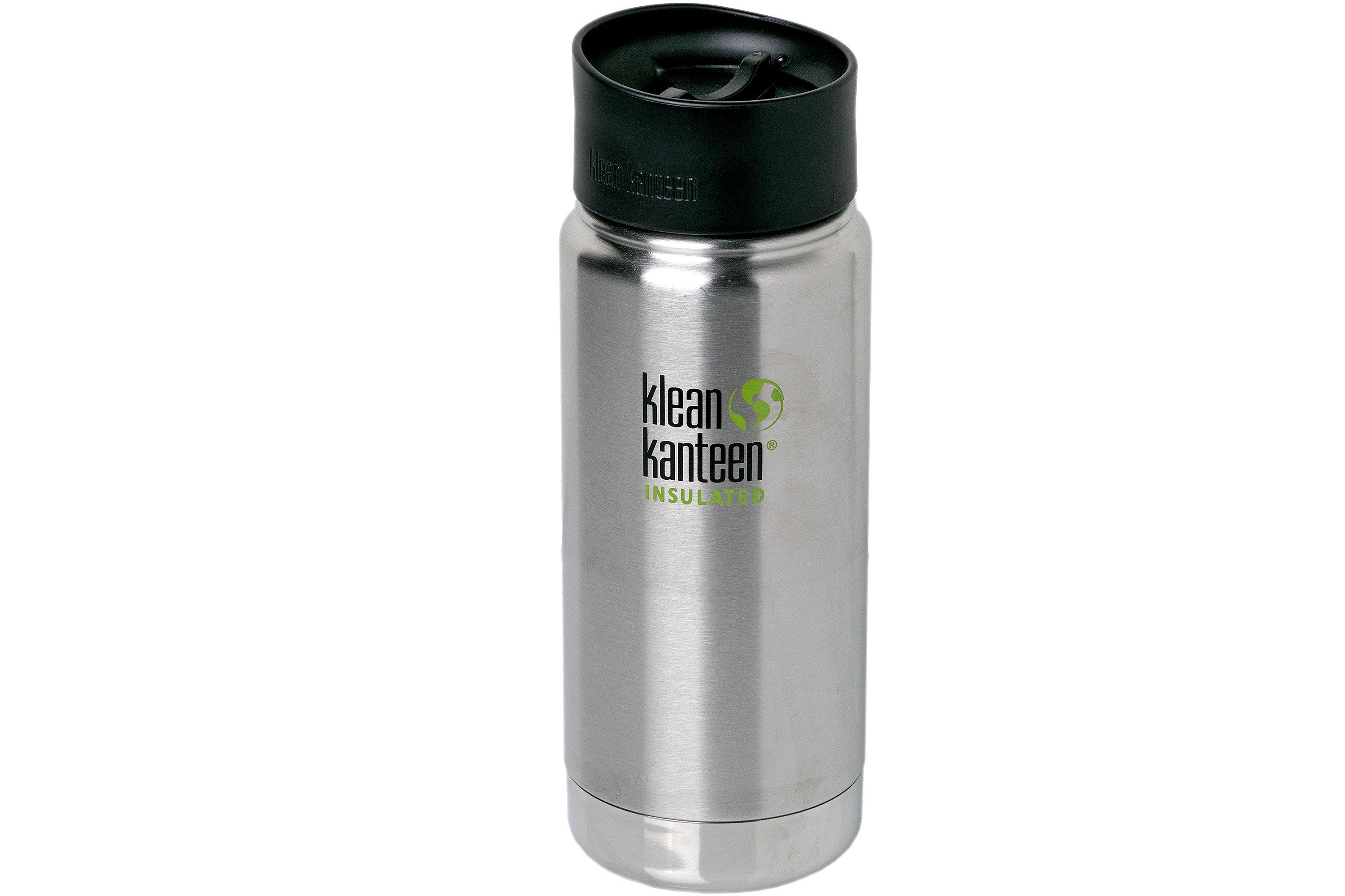 Klean Kanteen Wide Insulated Café Cap 2.0 thermosfles 470 ml, rvs