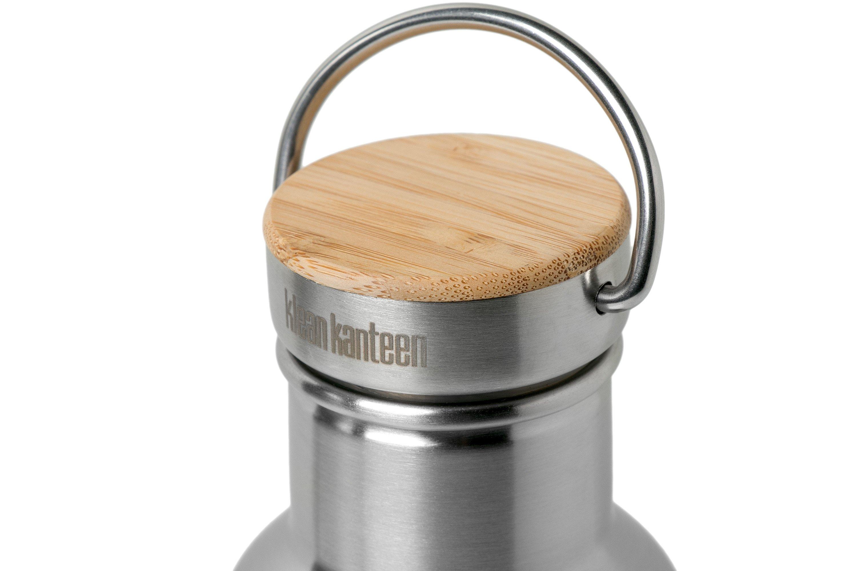 Klean Kanteen Insulated Reflect 600 ml waterfles met bamboe dop