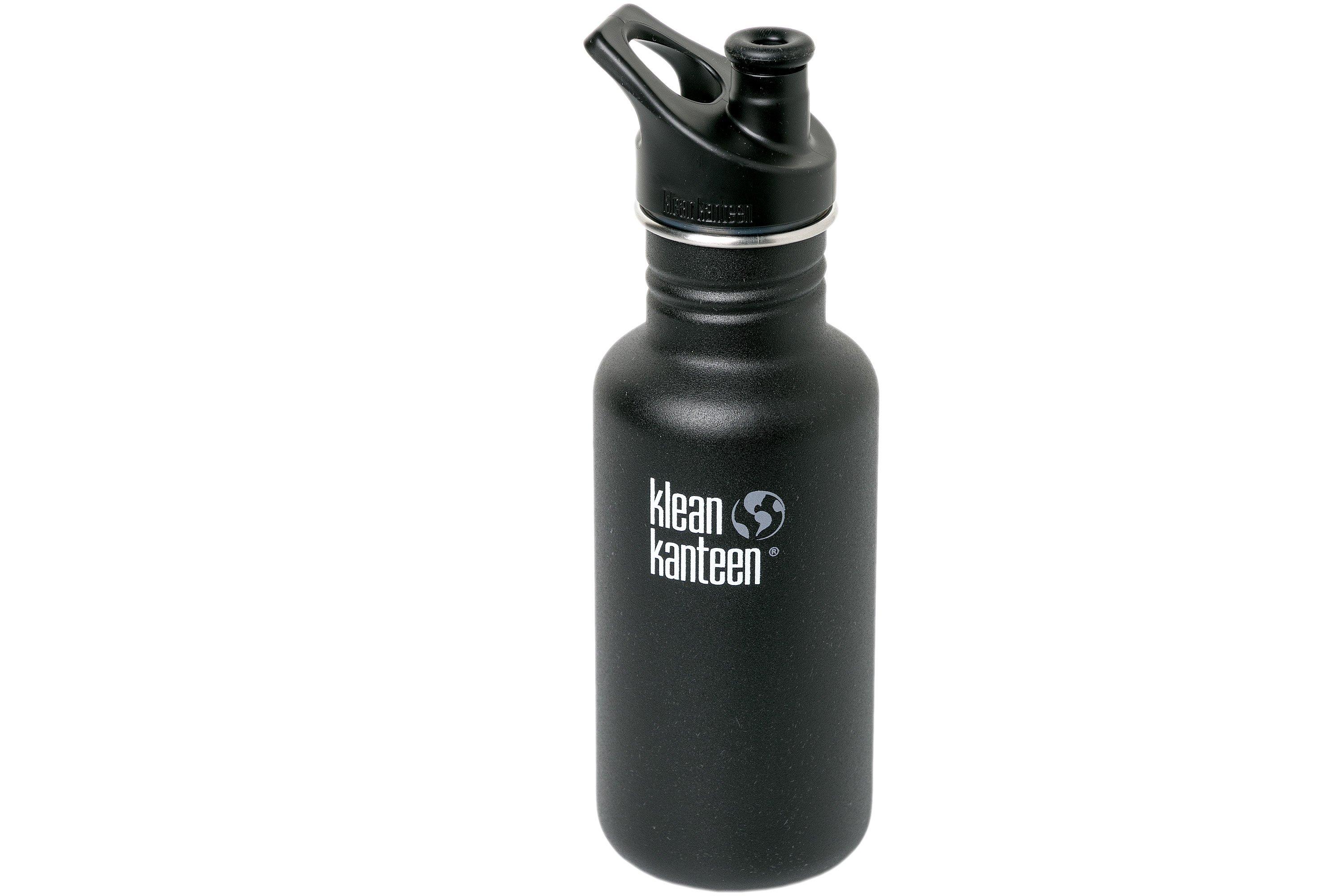 Klean Kanteen Classic /Sport Cap 500 ml, matt black Advantageously