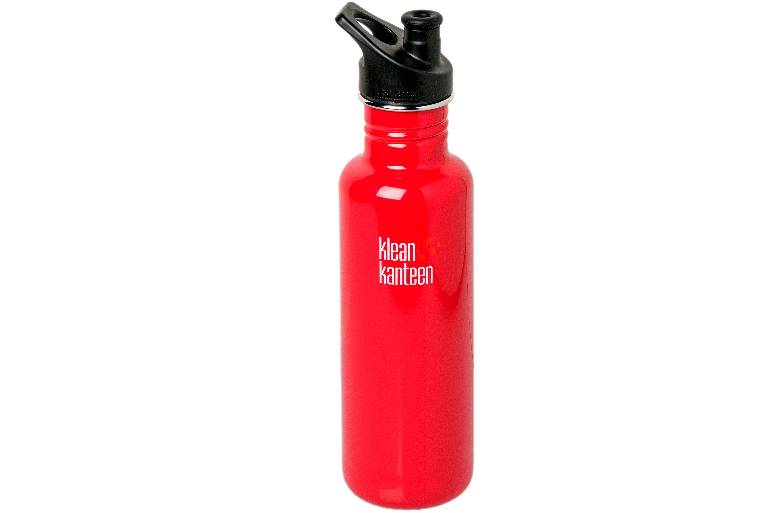 Klean Kanteen Classic /Sport Cap 800 ml, mineral red Advantageously