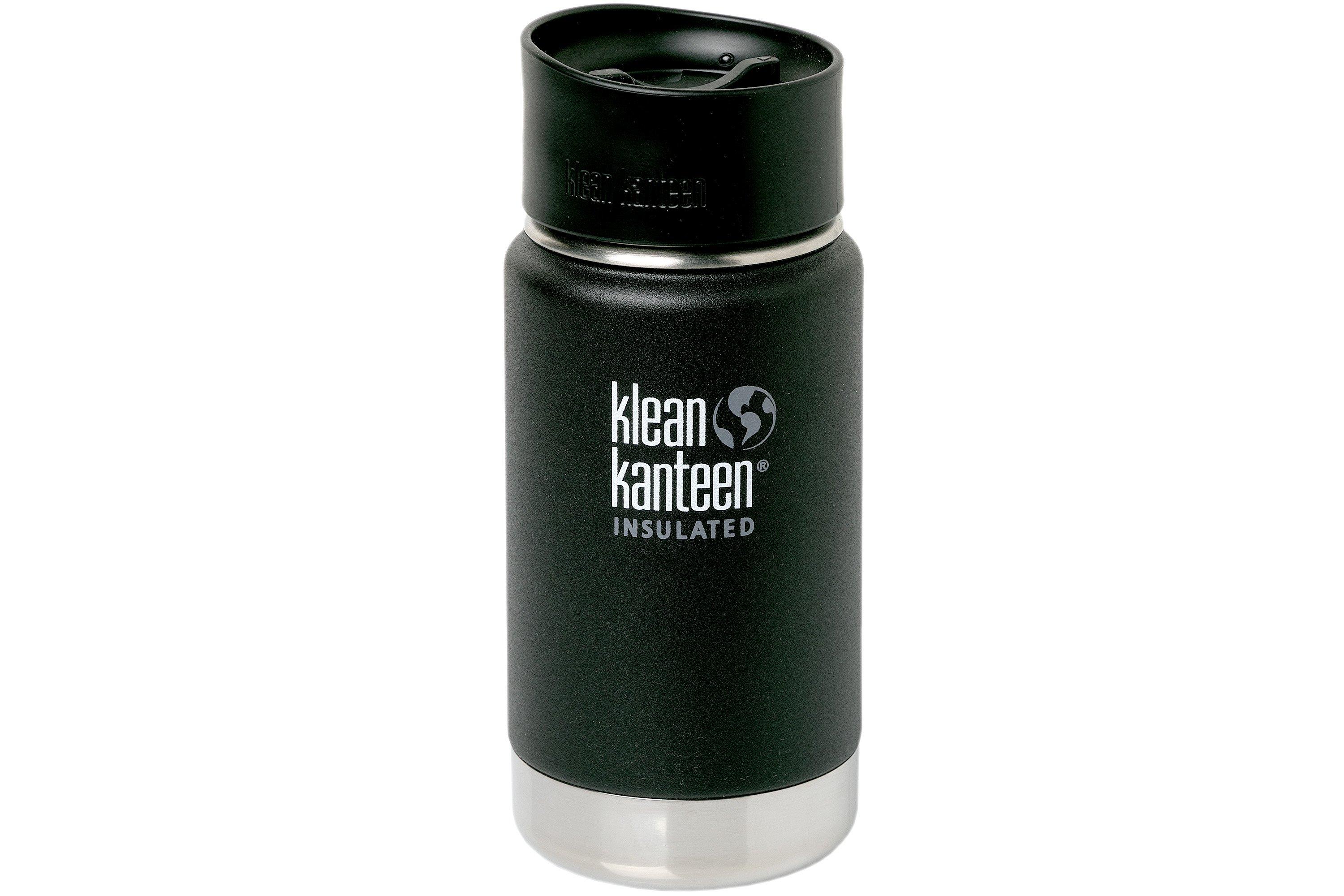 Klean Kanteen Wide Insulated Café Cap 2.0 thermosfles 350 ml, mat zwart