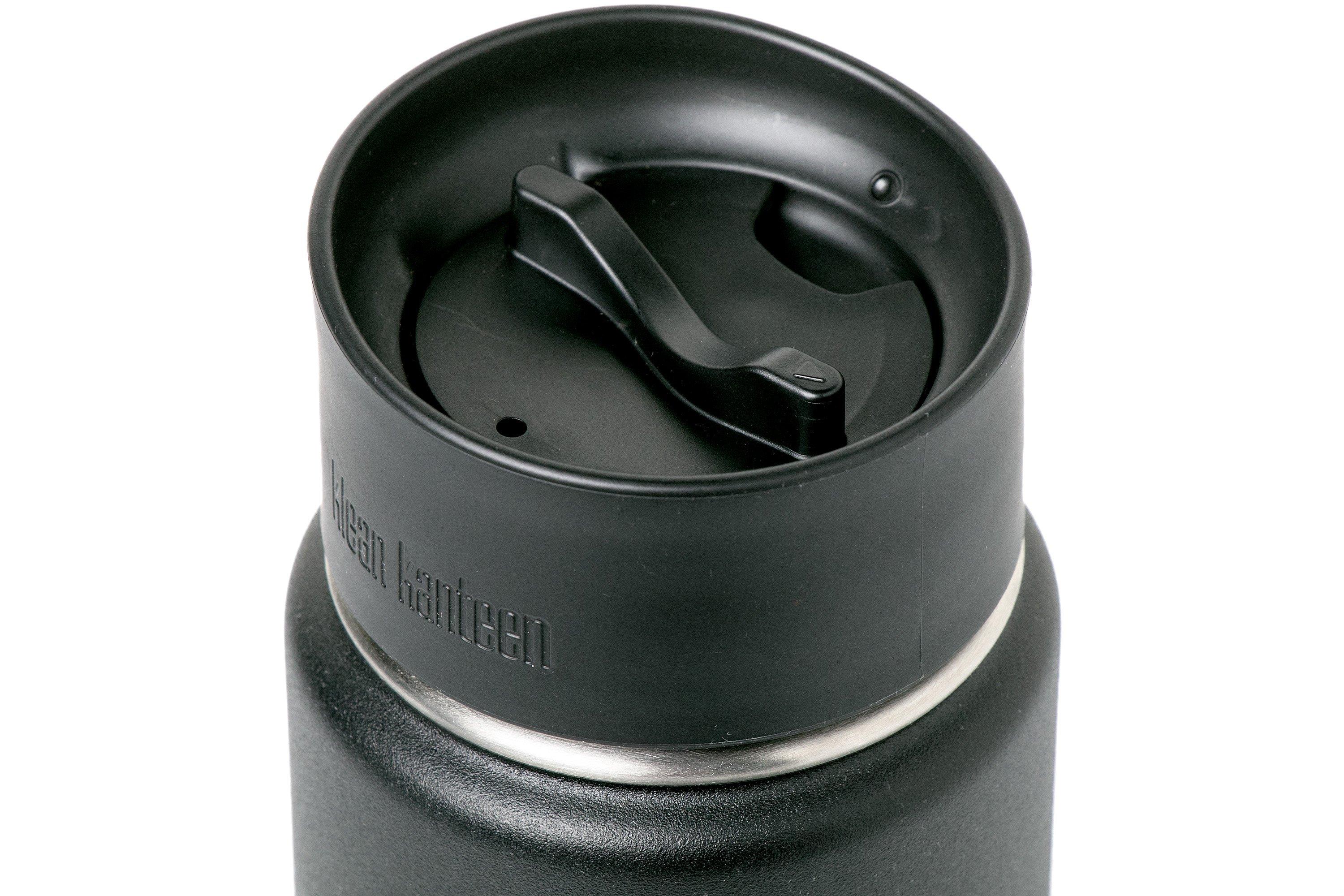 Klean Kanteen Wide Insulated bottle Café Cap 2.0 470 ml, matt black ...