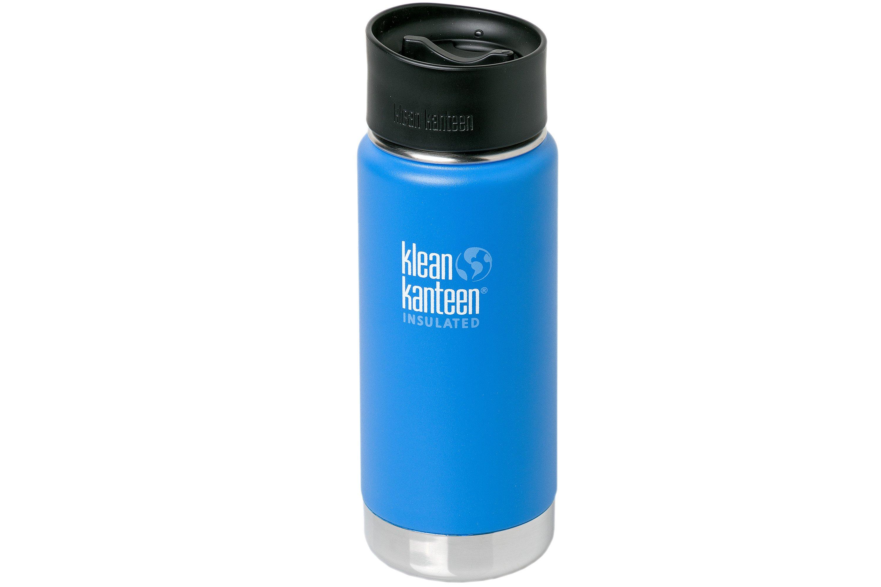 Klean Kanteen Wide Insulated bottle Café Cap 2.0 470 ml, pacific sky .