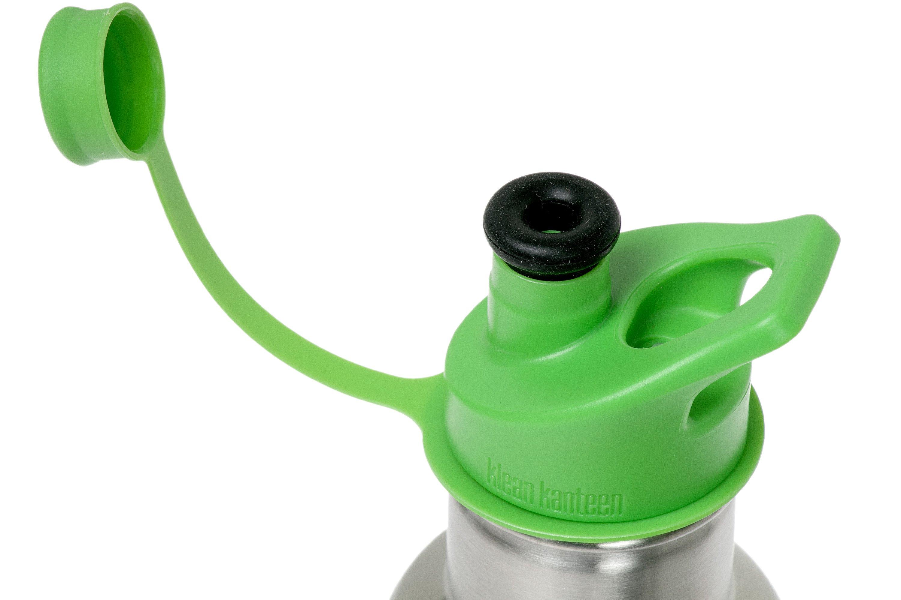 Klean Kanteen Kid Insulated Sport Cap 350 ml, stainless steel/ green