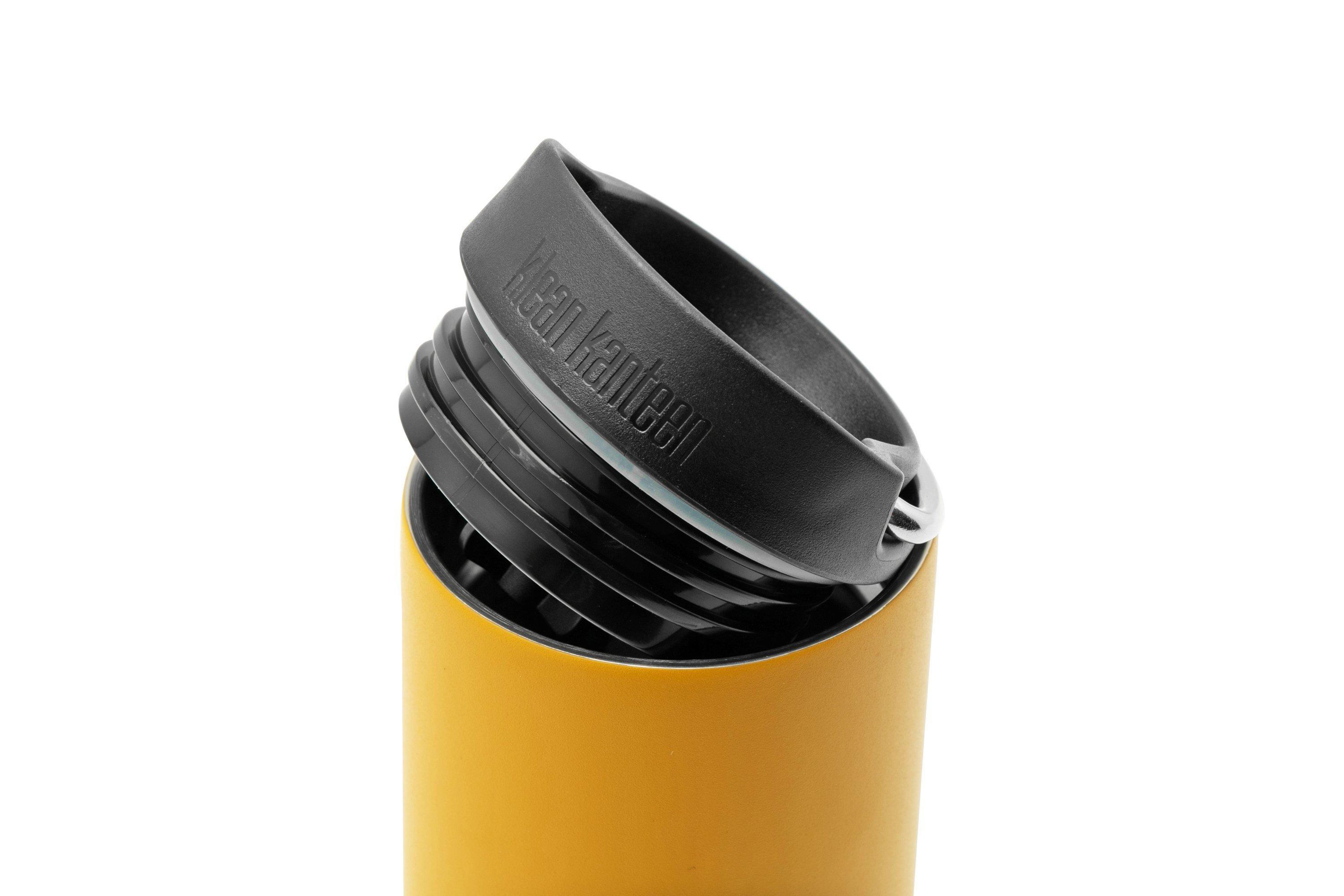 Gourde Isotherme Klean Kanteen TKWide 500 Ml Avec Couvercle Café - Vert, Acier Inox Recyclé - 8