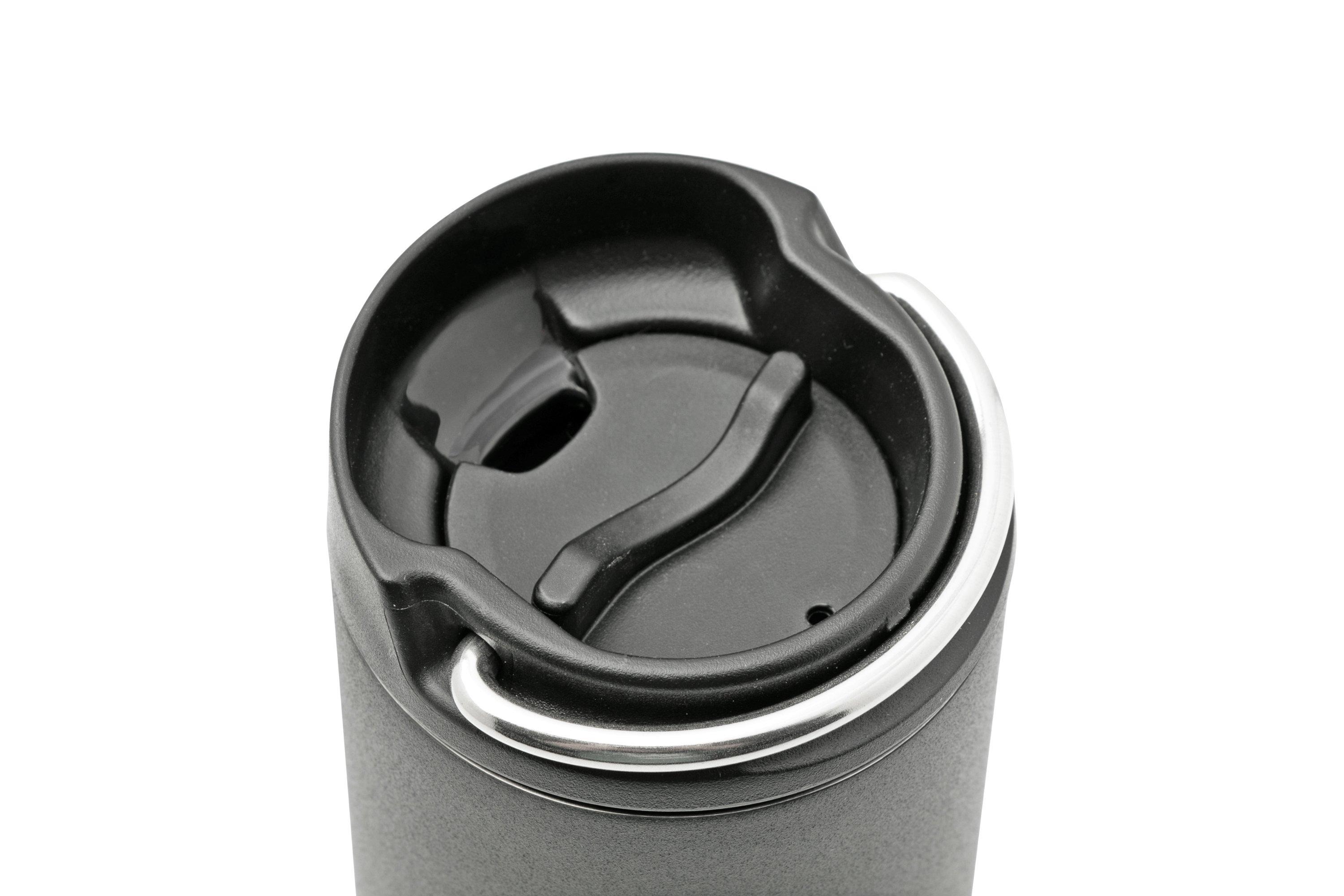 Klean Kanteen - Coperchio per bicchiere unisex, per bottiglie isolate sotto vuoto, taglia M, colore: Nero