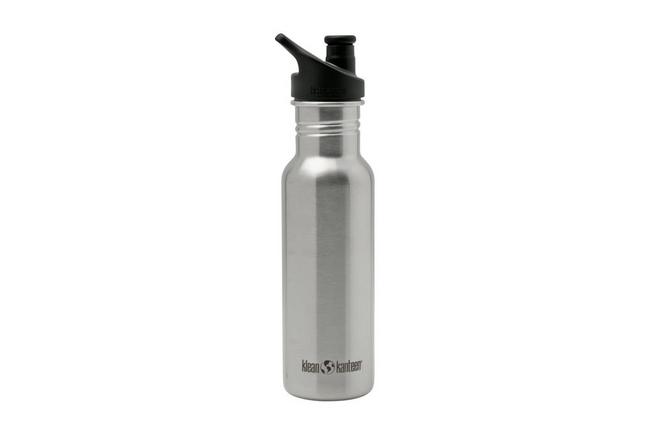 Klean Kanteen Classic Narrow 18oz Sport Cap Bottle - Brushed Stainless