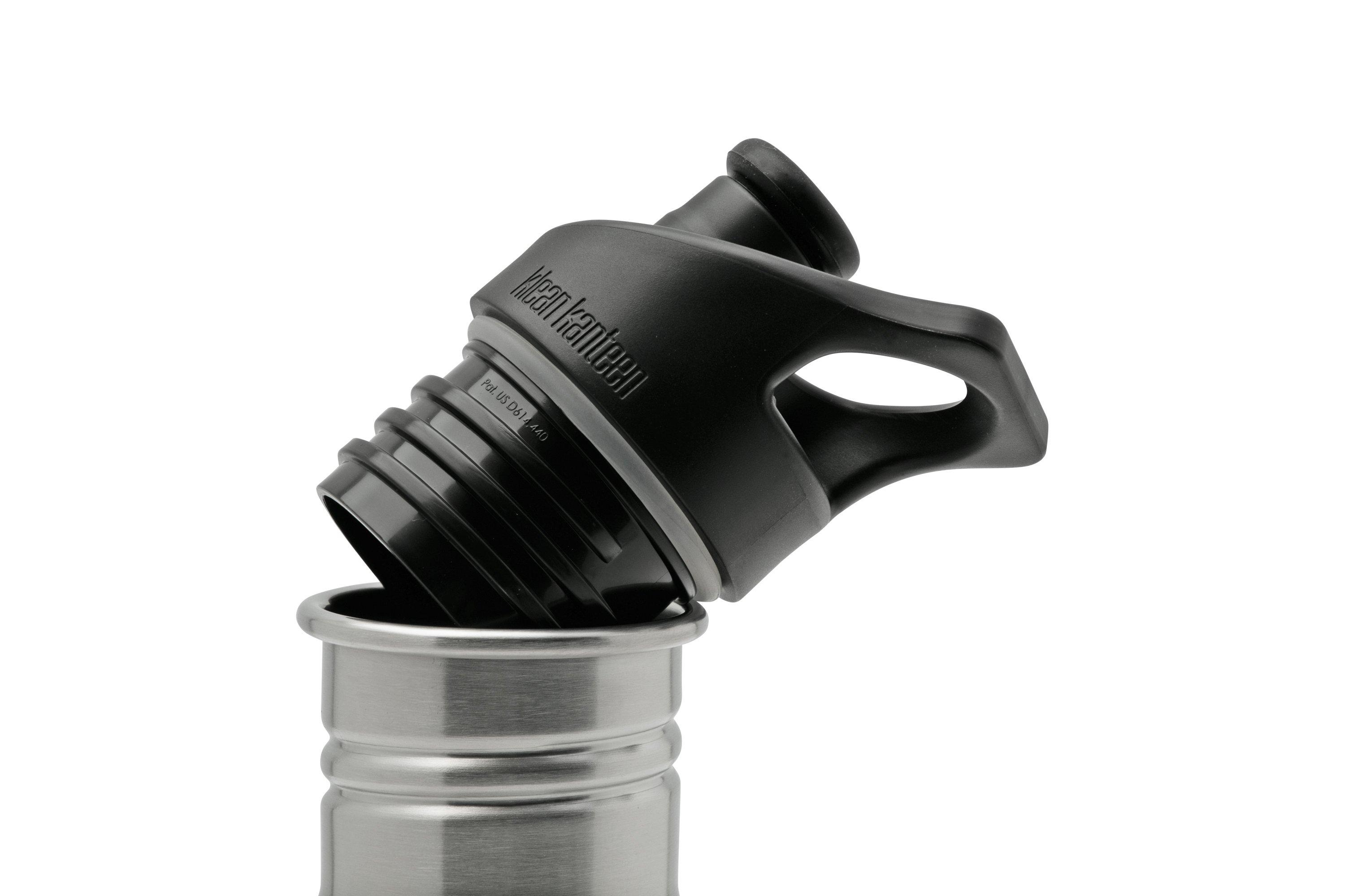 Klean Kanteen 18oz Classic Narrow Sports Cap, 532 ml, Brushed Stainless