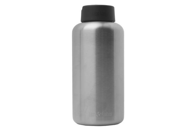 Klean Kanteen Wide w/Wide Loop Cap, 64oz, Brushed Stainless 