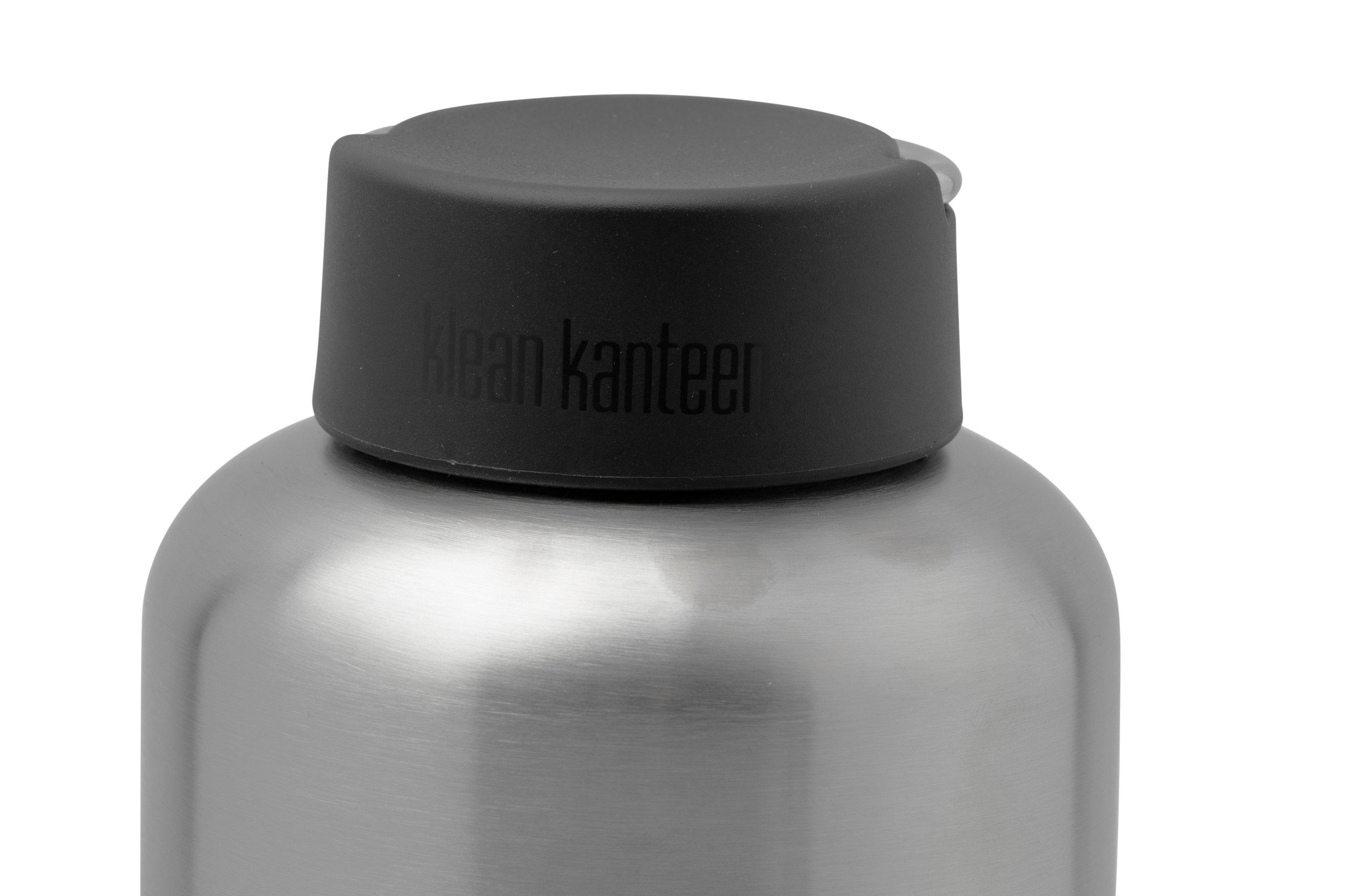 Klean Kanteen Wide 1009501 Loop Cap Brushed Stainless, bouteille
