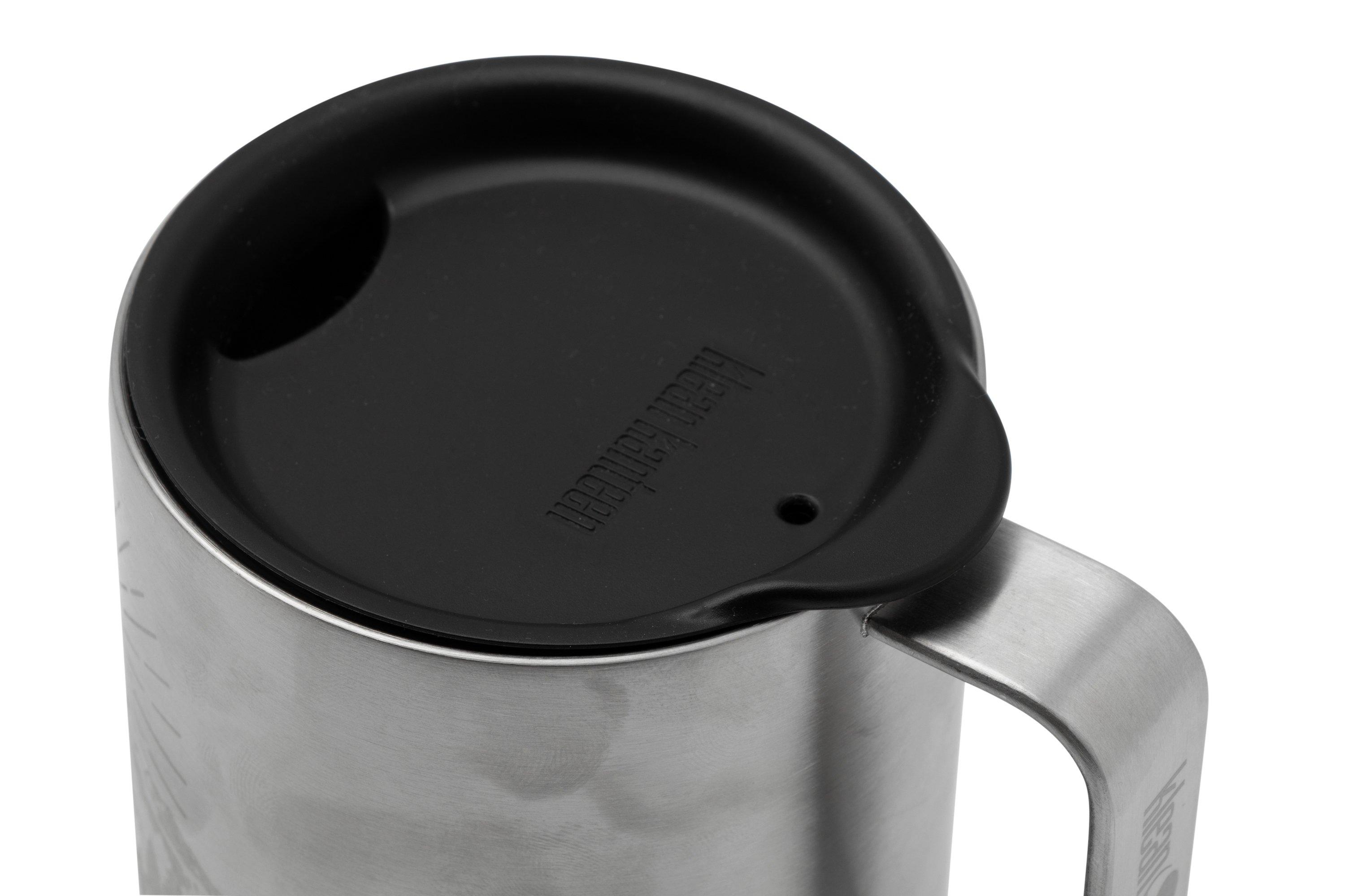Klean Kanteen Insulated Camp Mug 1009748, Mountain Brushed with lid
