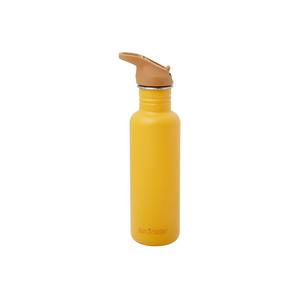 Klean Kanteen Klassieke Kinderfles 355 Ml Met Seal Sport Deksel - Groen Dino-Skate