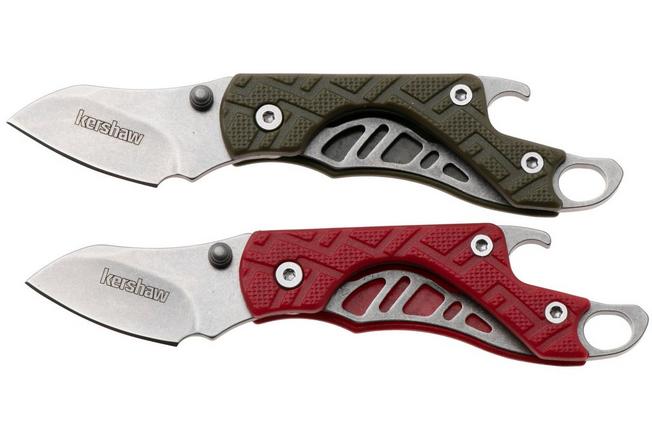 Image pour Kershaw Cinder RD & OL 1025ROL, couteau de poche porte-clé, lot de deux