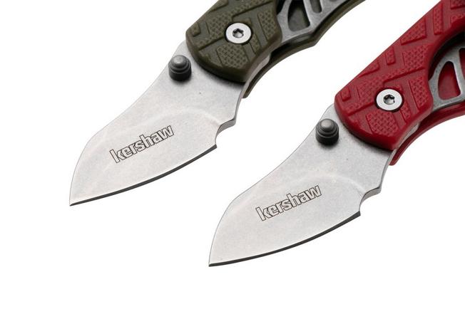 Image pour Kershaw Cinder RD & OL 1025ROL, couteau de poche porte-clé, lot de deux