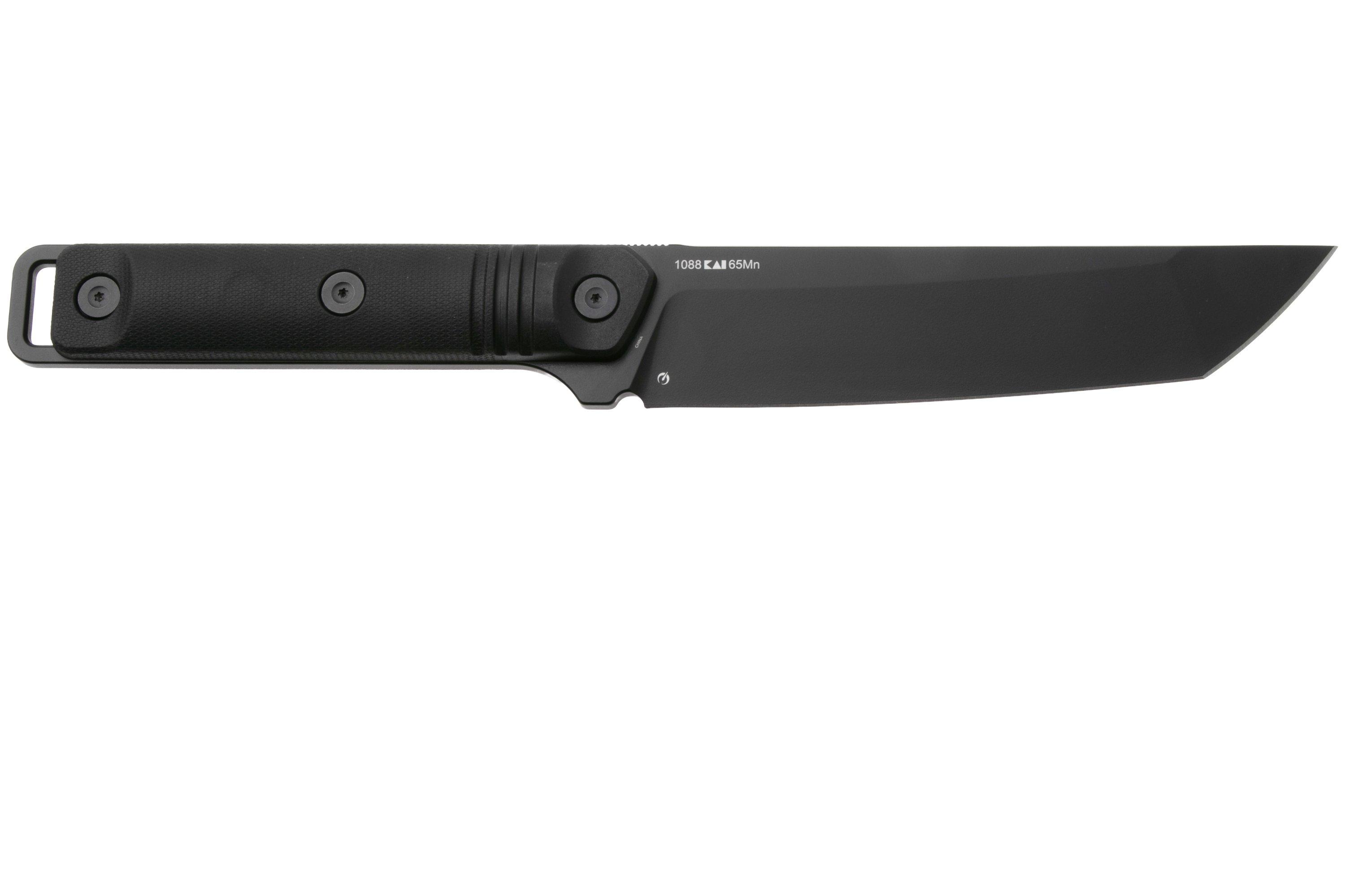 Nóż z głownią stałą Kershaw Atreides 1088 Powdercoated 65Mn, Black ...