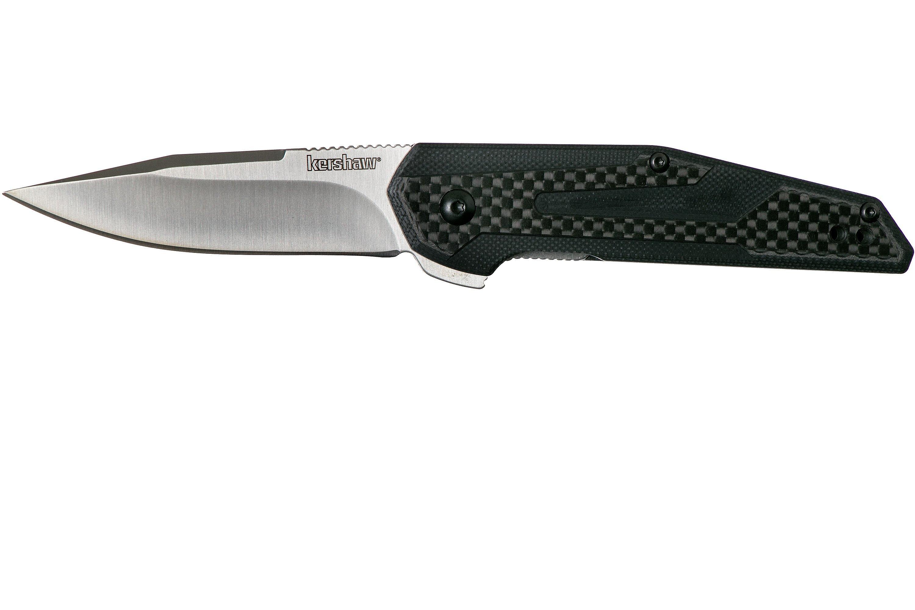 Kershaw Fraxion 1160SAT pocket knife blacksatin, Jens Anso design