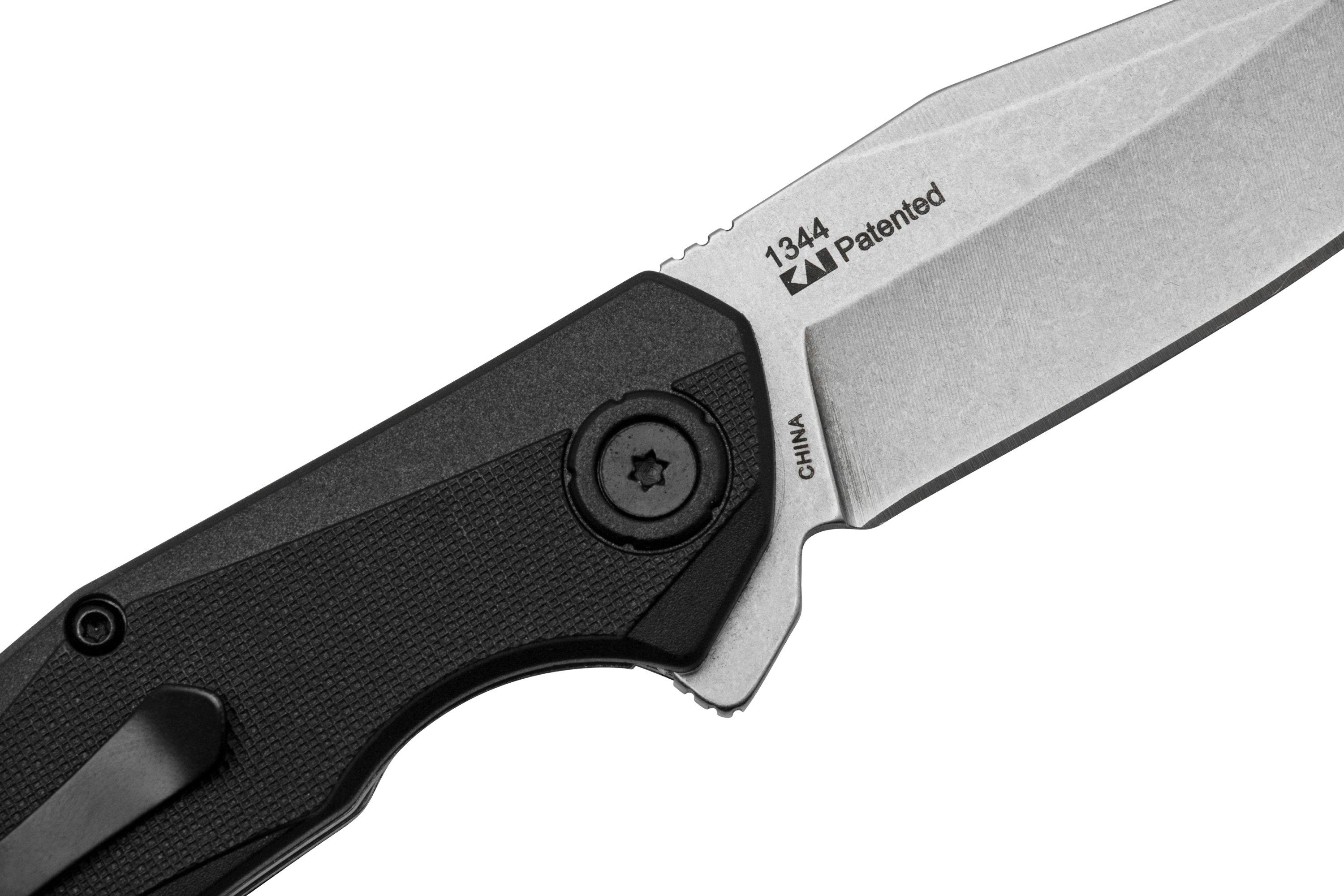 Kershaw Scrimmage 1344X, Black GFN, pocket knife | Advantageously ...