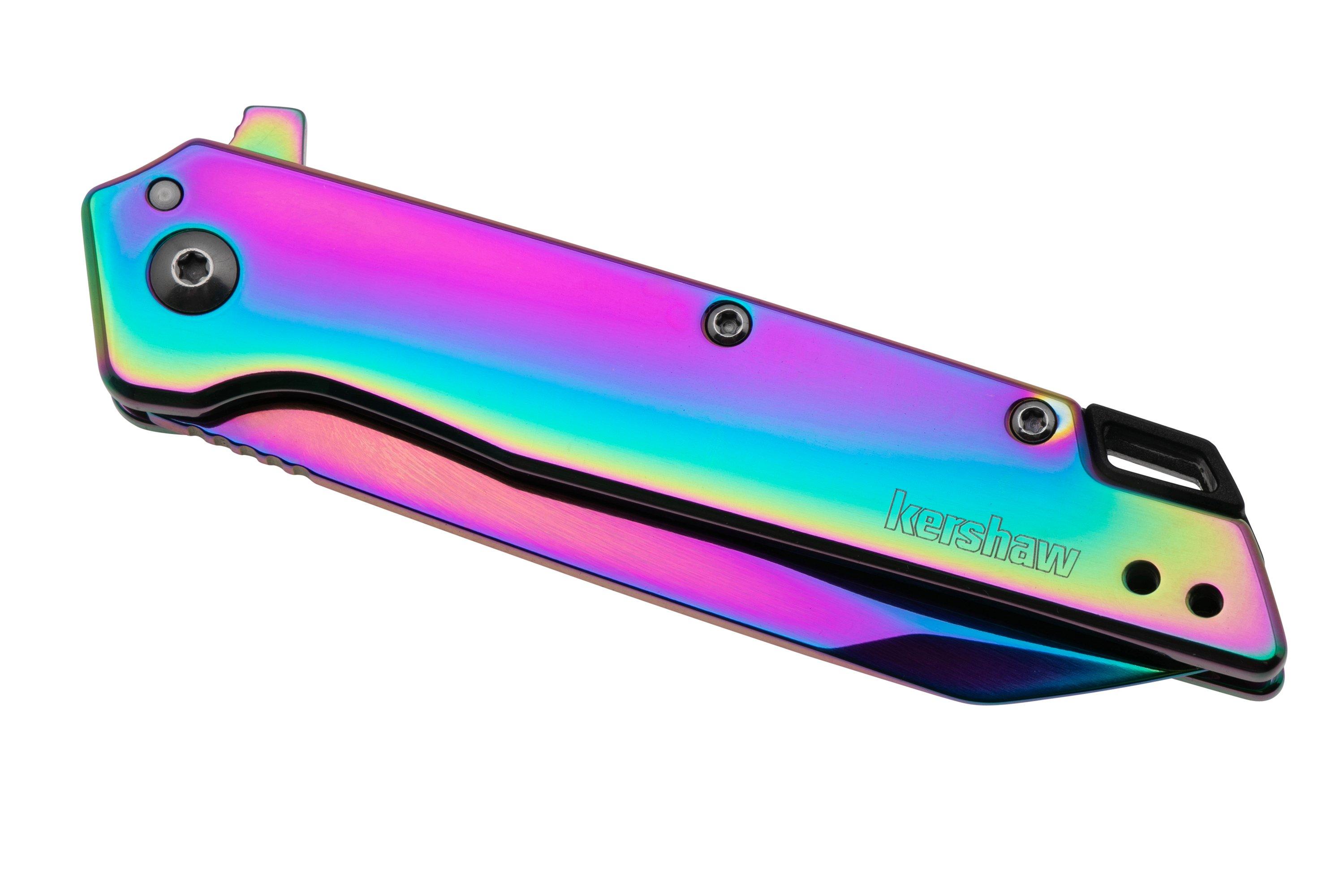 Kershaw Misdirect Rainbow 1365RBW, 4Cr14, Stainless Steel, zakmes ...