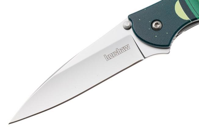 Afbeelding voor Kershaw Leek 1660ABD, Bead Blasted 14C28N, UFO Abduction CCI Aluminum zakmes