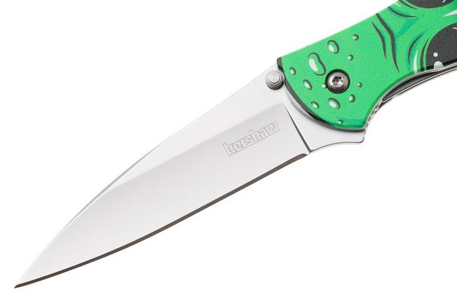 Afbeelding voor Kershaw Leek 1660ALIEN, Bead Blasted 14C28N, Alien CCI Aluminum zakmes