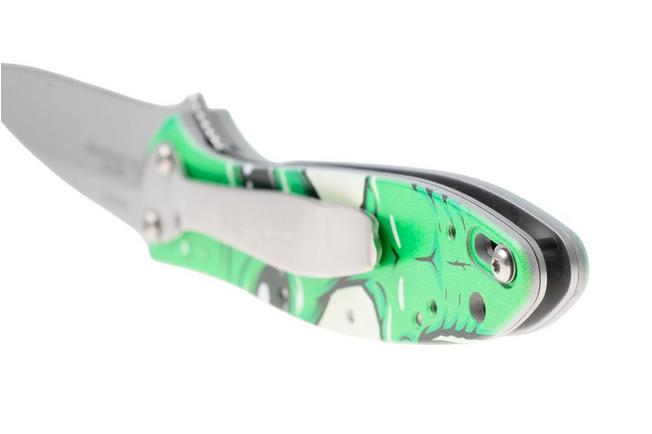 Afbeelding voor Kershaw Leek 1660ALIEN, Bead Blasted 14C28N, Alien CCI Aluminum zakmes