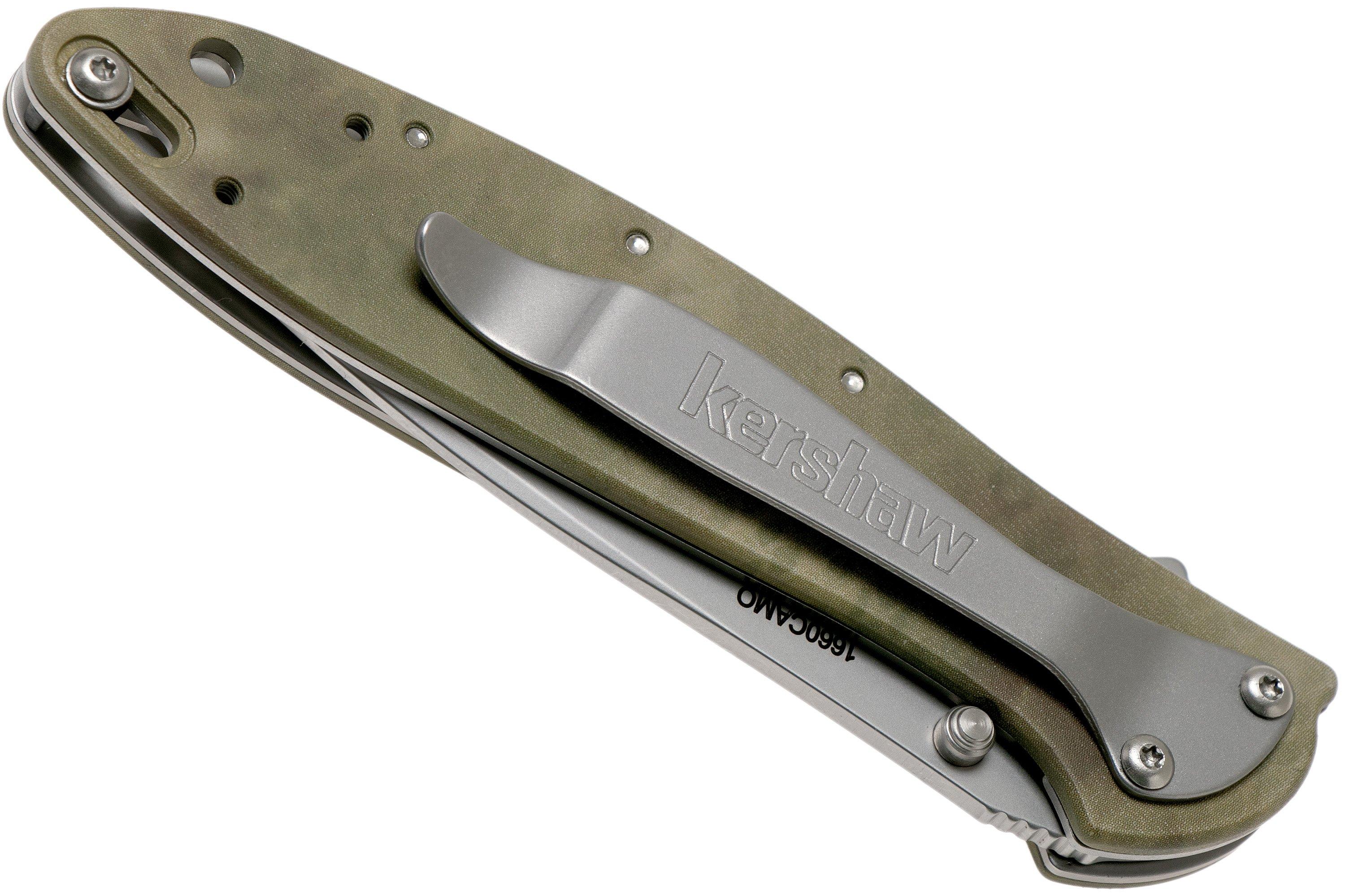 Kershaw Leek Camo 1660CAMO pocket knife, Ken Onion design