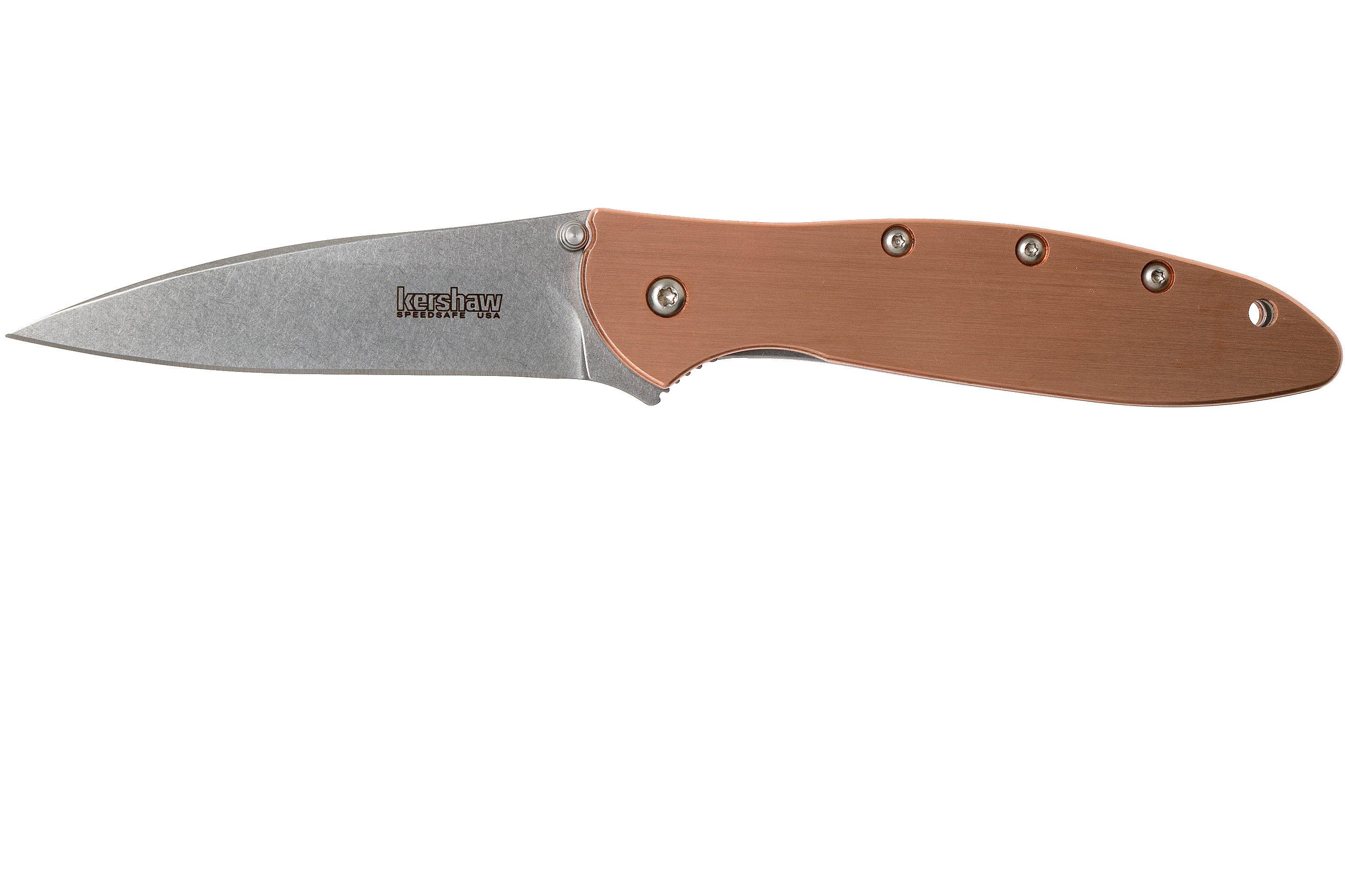 Kershaw Leek Copper 1660CU pocket knife, Ken Onion design
