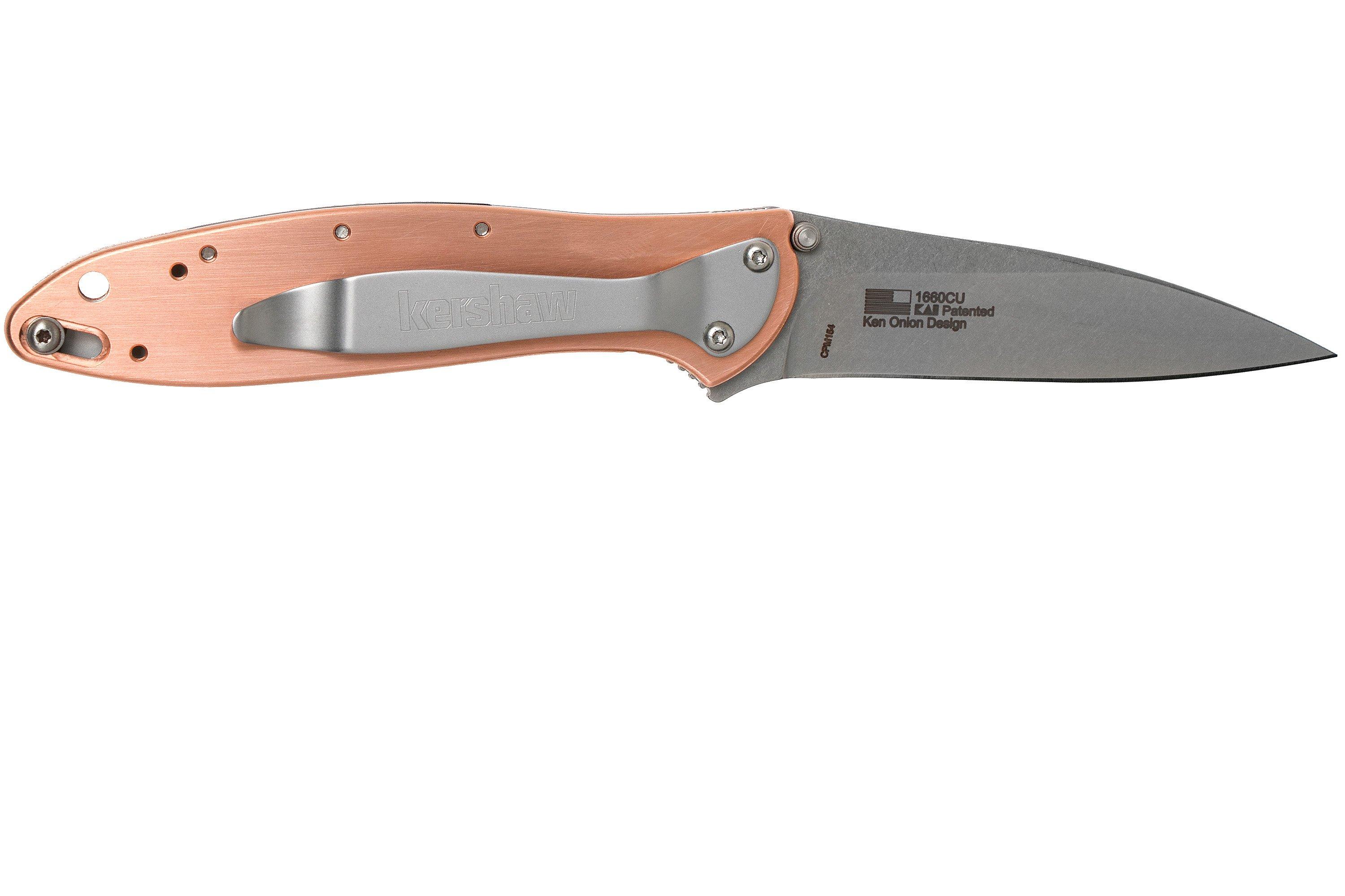 Kershaw Leek Copper 1660CU navalha, Ken Onion design | Compras ...