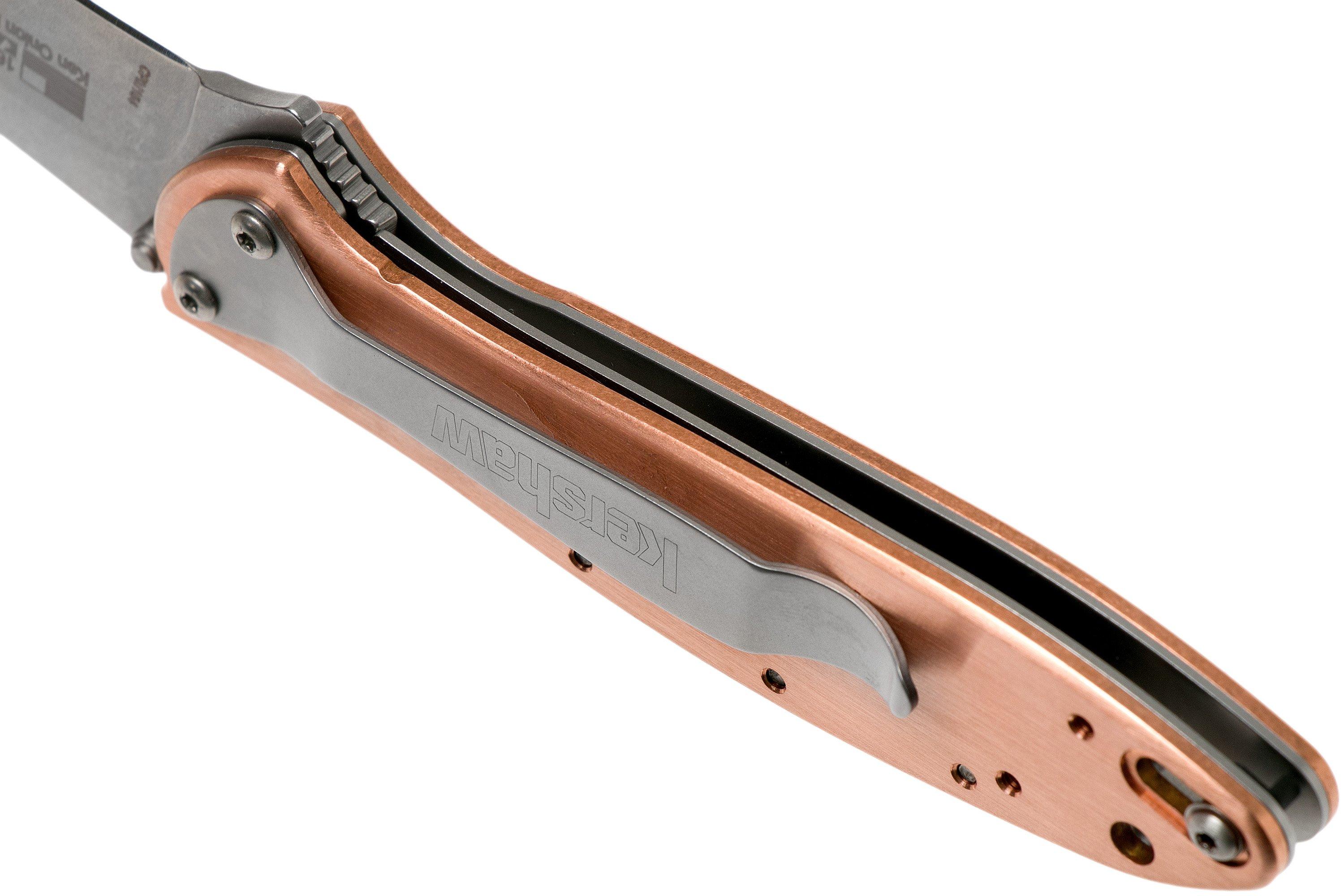 Kershaw Leek Copper 1660CU pocket knife, Ken Onion design