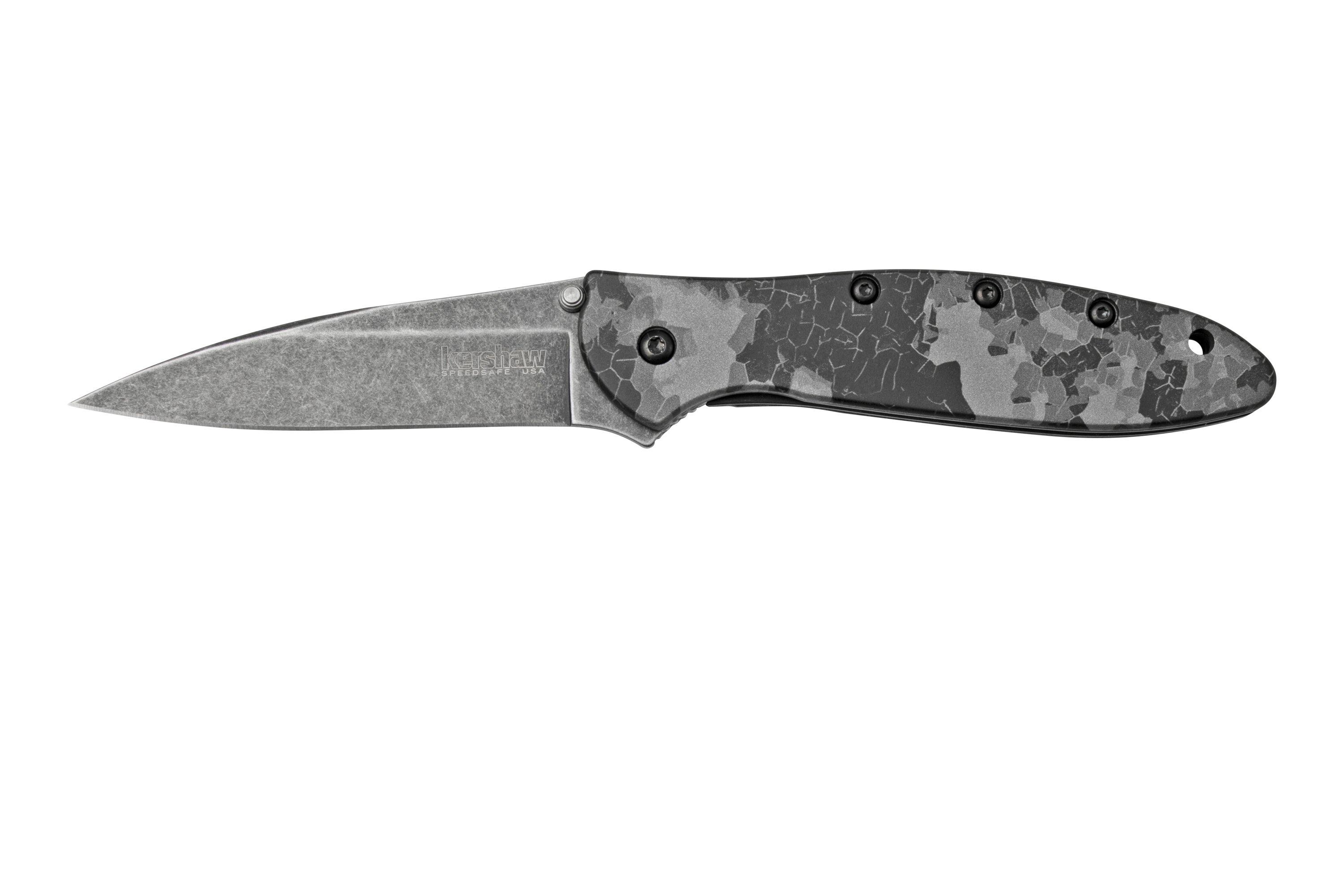 Kershaw Leek 1660DGRY Factory Special Edition zakmes, Ken Onion design