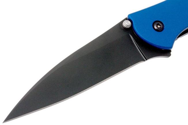 Image for Kershaw Leek 1660NBBLK plain edge, blue