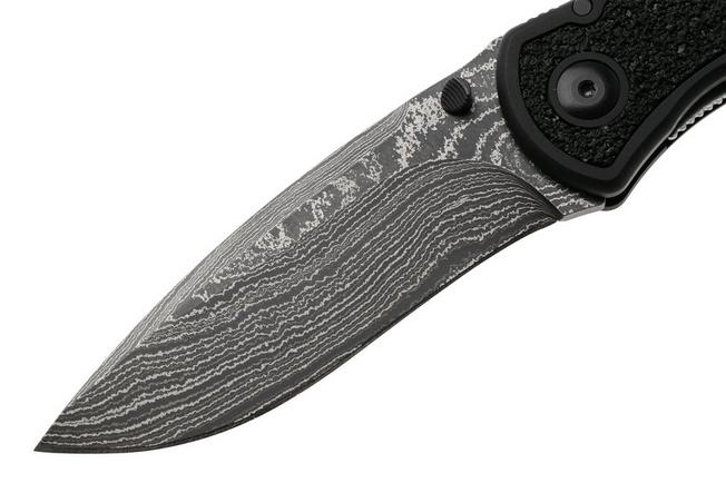 Afbeelding voor Kershaw Blur 1670BLKDAM, Damascus, Black Aluminum zakmes, Ken Onion design