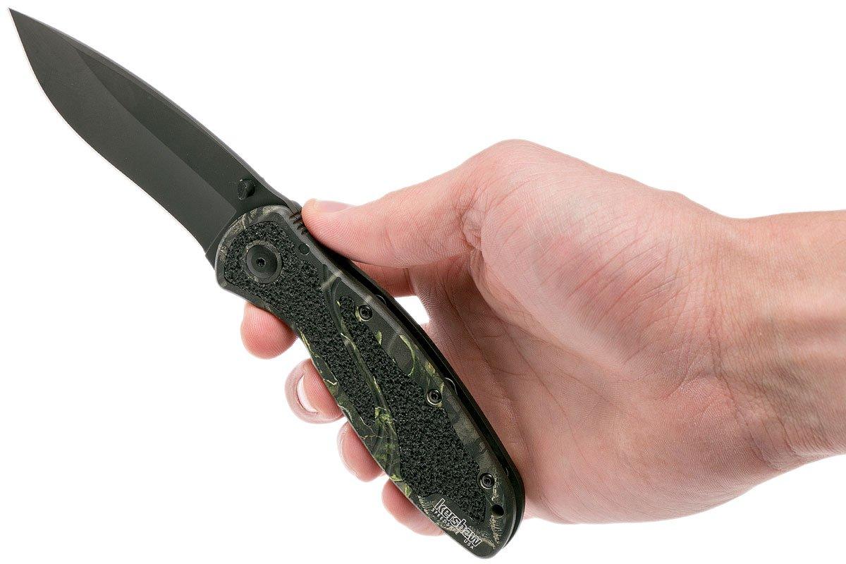 Kershaw Blur Camo 1670CAMO pocket knife, Ken Onion design
