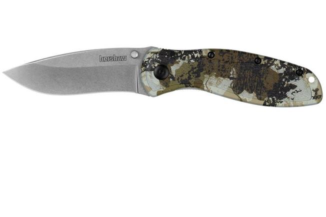 Image pour Kershaw Blur Kings Camo 1670KC 14C28N Stonewashed, Aluminum Custom CCI Coating, couteau de poche à ouverture assistée