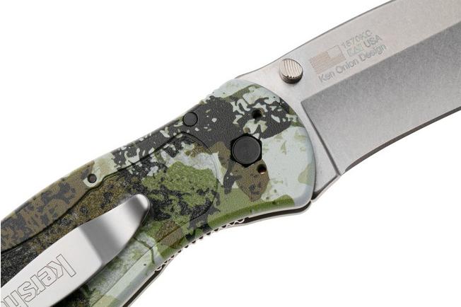 Image pour Kershaw Blur Kings Camo 1670KC 14C28N Stonewashed, Aluminum Custom CCI Coating, couteau de poche à ouverture assistée