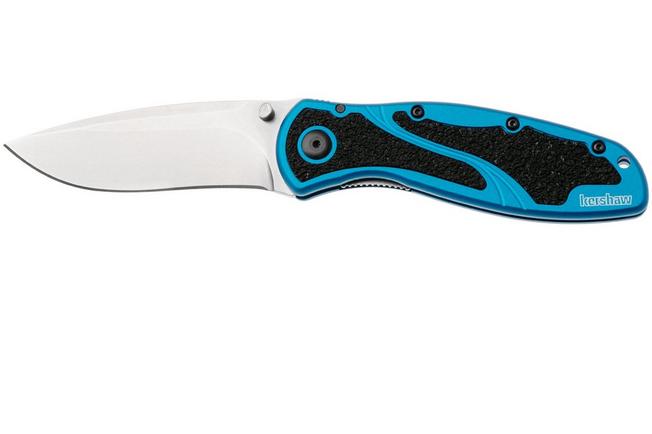 Bild für Kershaw Blur 1670NBMAG, Stonewashed CPM MagnaCut, Blue Aluminum Taschenmesser, Ken Onion Design