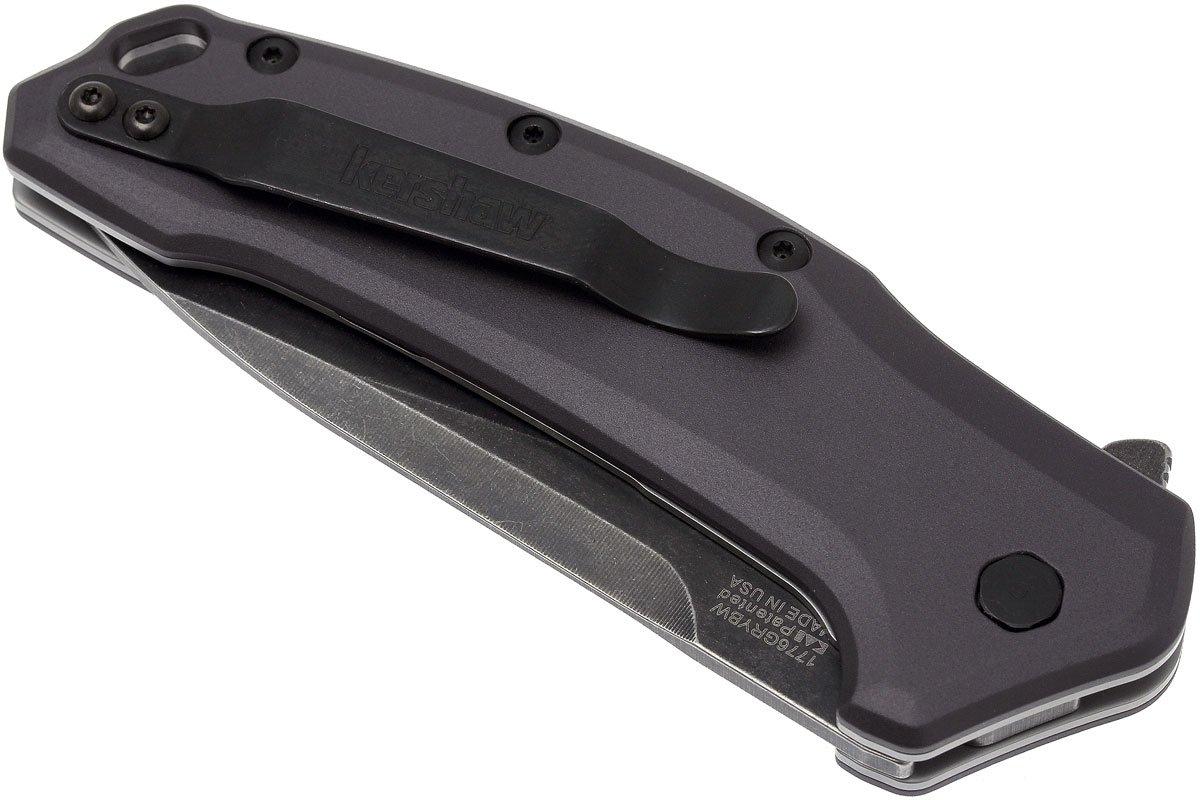 Kershaw Link 1776GRYBW pocket knife, aluminum grip | Advantageously ...