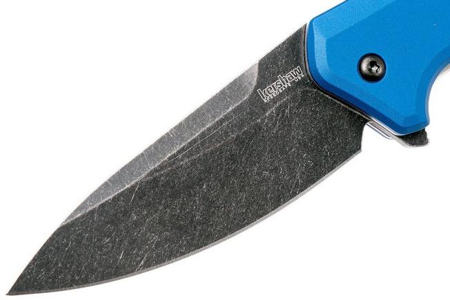 Kershaw Link 1776NBBW Navy Blue pocket knife aluminum handle