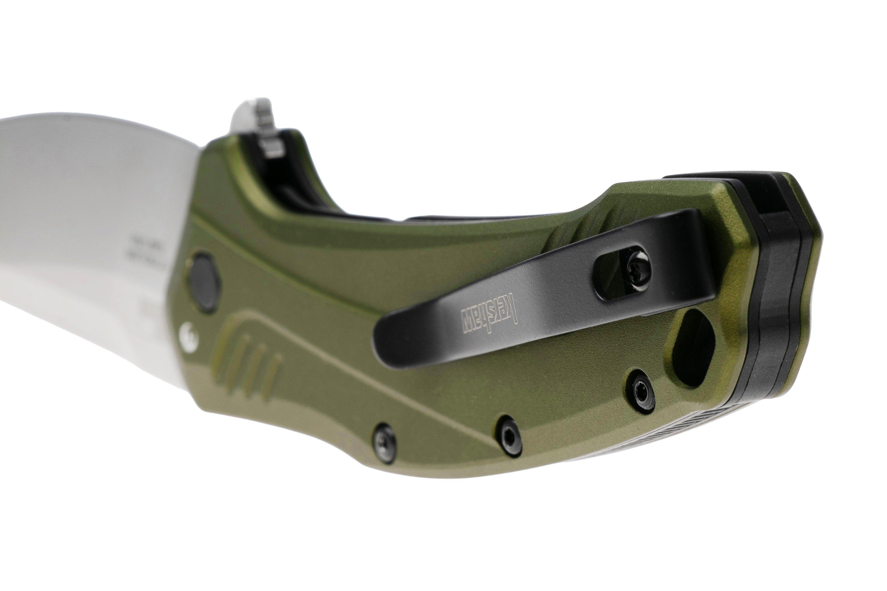 Kershaw Link Olive 1776OLSW CPM 20CV pocket knife, aluminium